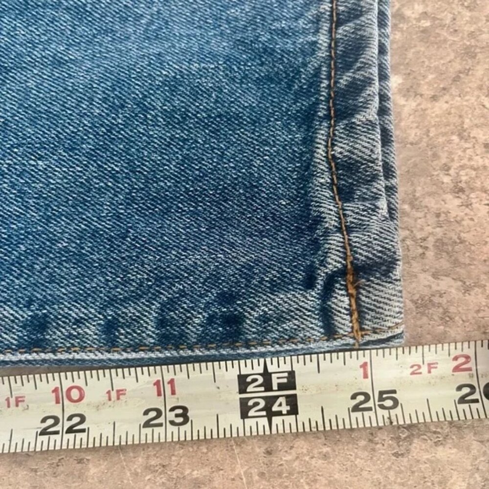 Zara Paper Bag Medium Wash Jeans - Picture 13 of 14